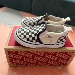 Toddler checkered vans